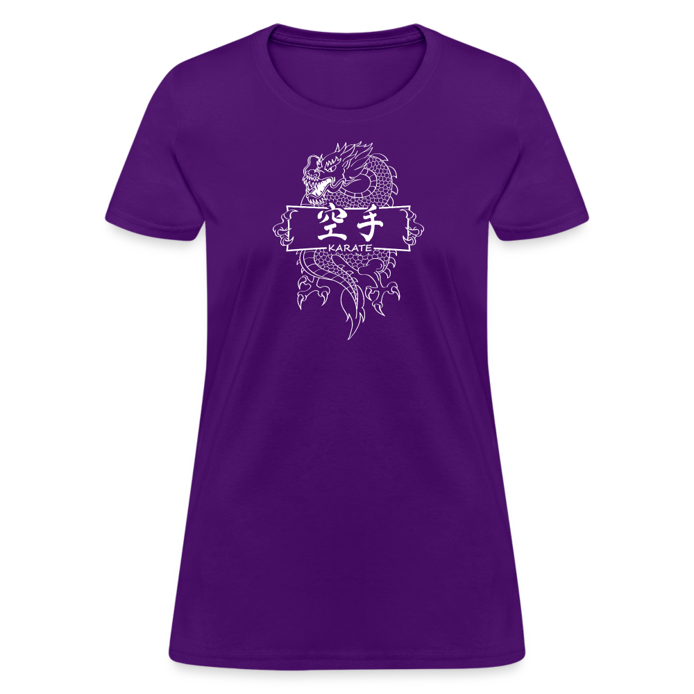 Dragon Karate Women's T-Shirt - purple