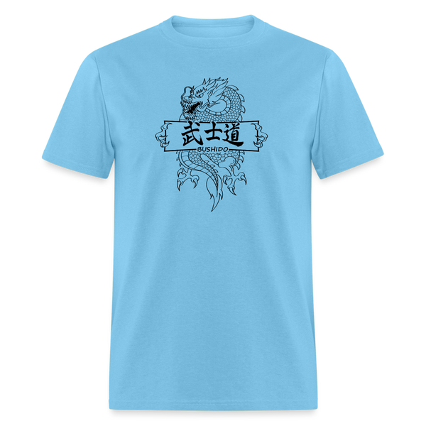 Dragon Bushido Men's T-Shirt - aquatic blue