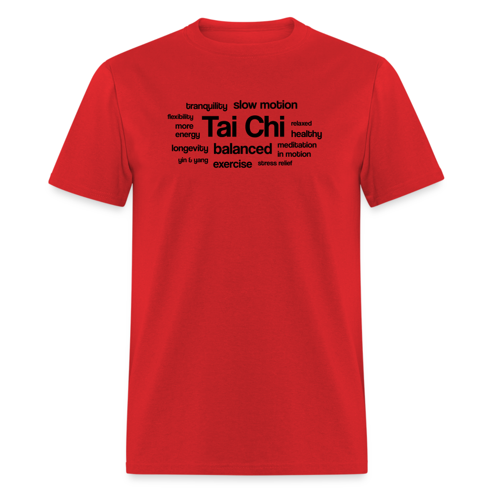 Tai Chi Health Benefits Men's T-Shirt - red