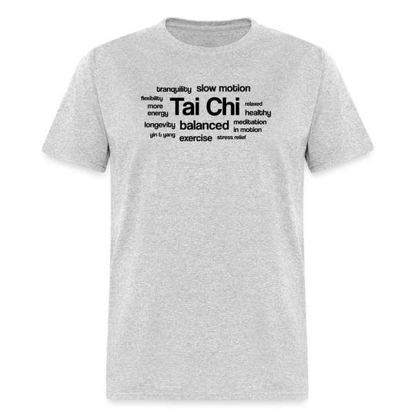 Tai Chi Health Benefits Men's T-Shirt - heather gray