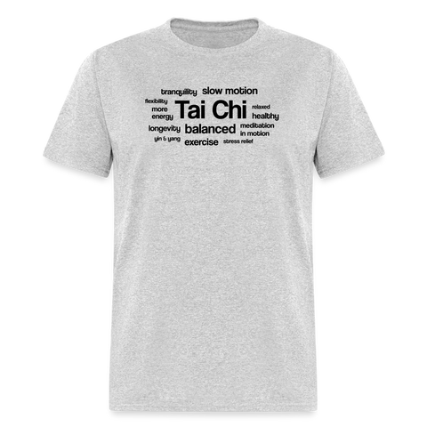 Tai Chi Health Benefits Men's T-Shirt - heather gray