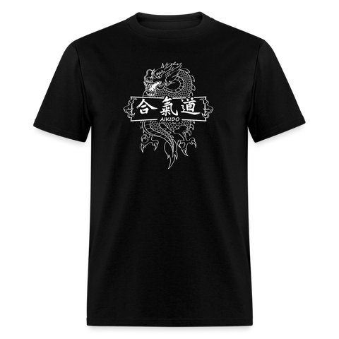 Dragon Aikido Men's T-Shirt - black