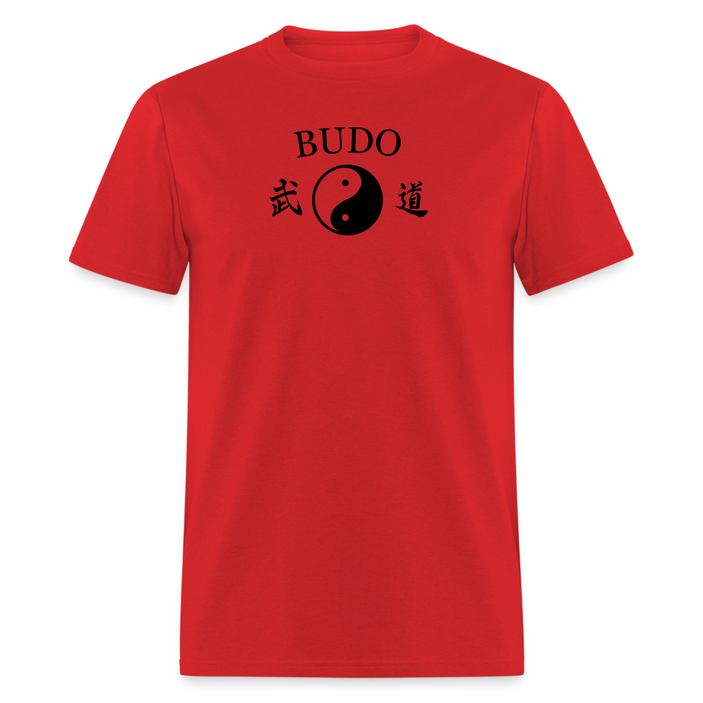 Budo Yin and Yang Men's T-Shirt - red