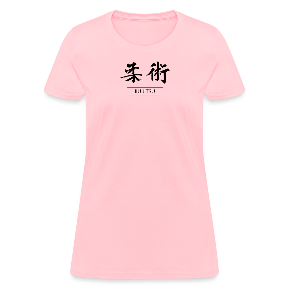 Jiu-Jitsu Kanji Women's T-Shirt - pink