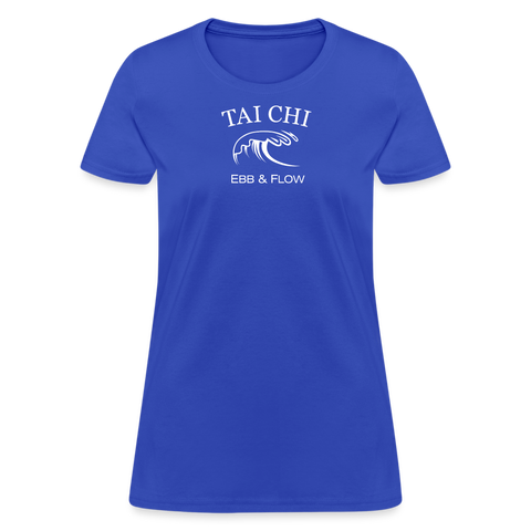 Tai Chi Ebb & Flow Women's T-Shirt - royal blue