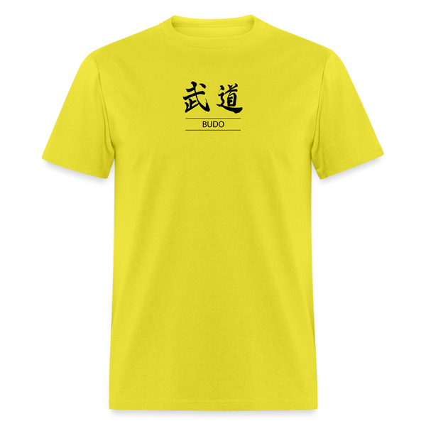 Budo Kanji Men's T-Shirt - yellow