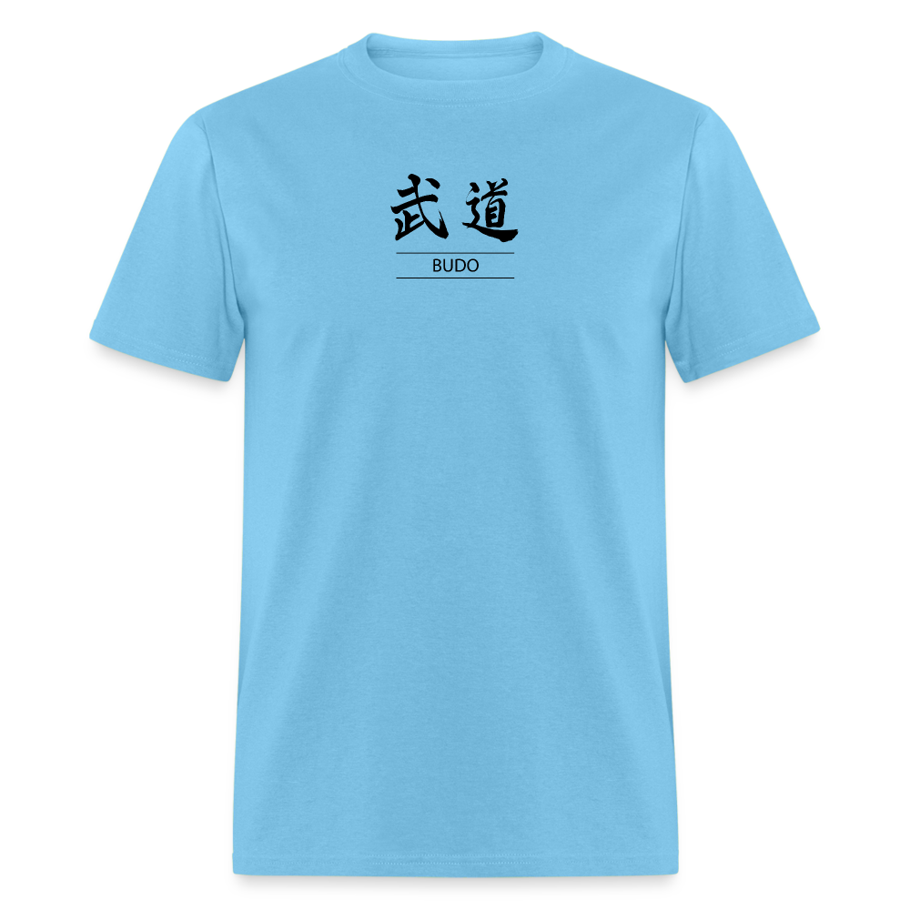 Budo Kanji Men's T-Shirt - aquatic blue