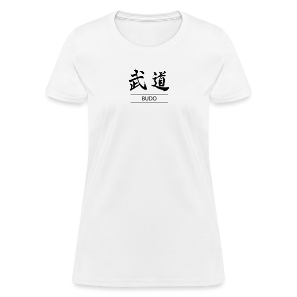 Budo Kanji Women's T-Shirt - white