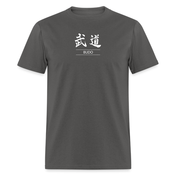 Budo Kanji Men's T-Shirt - charcoal