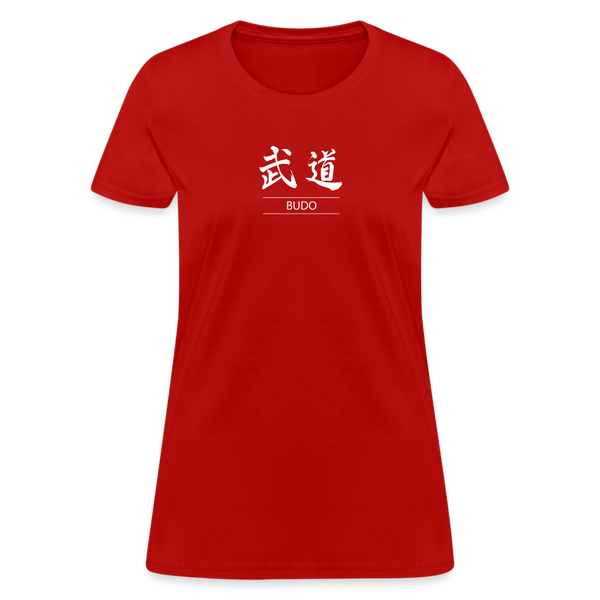 Budo Kanji Women's T-Shirt - red