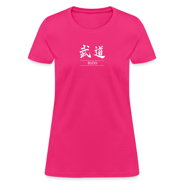 Budo Kanji Women's T-Shirt - fuchsia