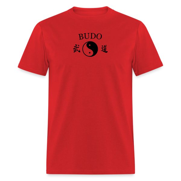 Budo Yin and Yang Men's T-Shirt - red