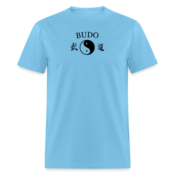 Budo Yin and Yang Men's T-Shirt - aquatic blue