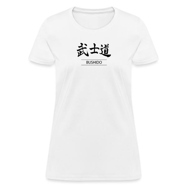 Bushido Kanji Women's T Shirt - white