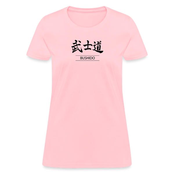 Bushido Kanji Women's T Shirt - pink