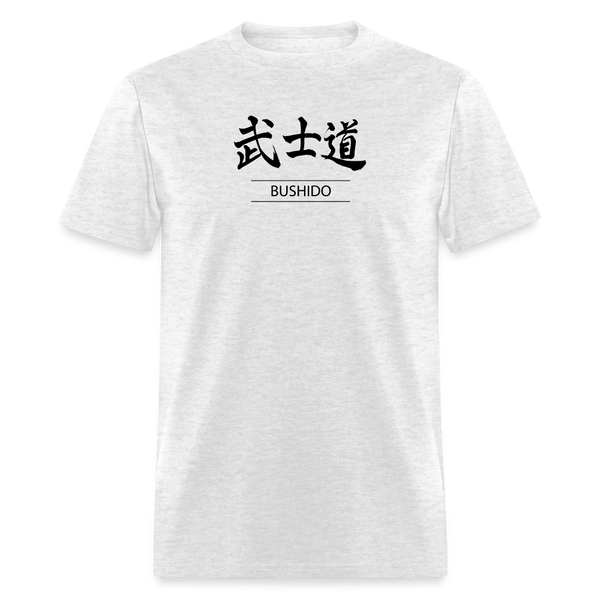Bushido Kanji Men's T Shirt - light heather gray