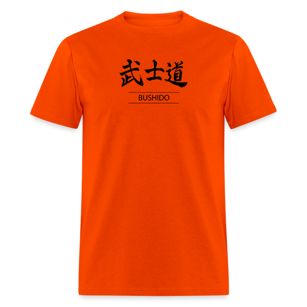 Bushido Kanji Men's T Shirt - orange