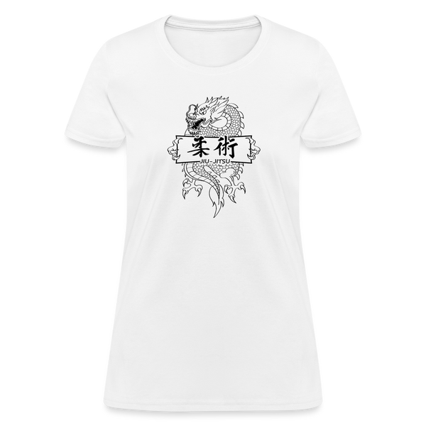 Dragon Jiu-Jitsu Women's T Shirt - white