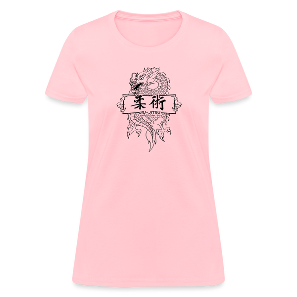Dragon Jiu-Jitsu Women's T Shirt - pink