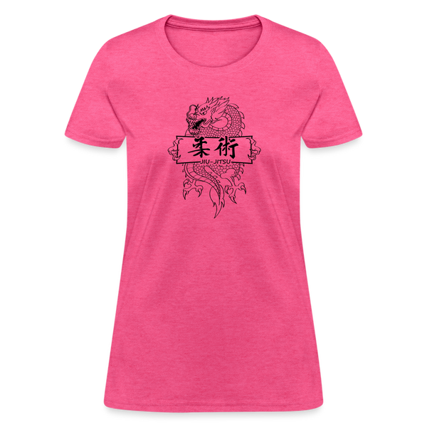 Dragon Jiu-Jitsu Women's T Shirt - heather pink