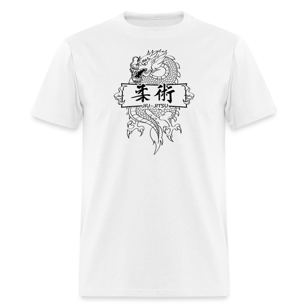 Dragon Jiu-Jitsu Men's T-Shirt - white