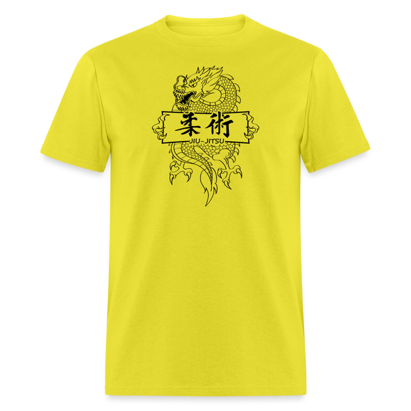 Dragon Jiu-Jitsu Men's T-Shirt - yellow