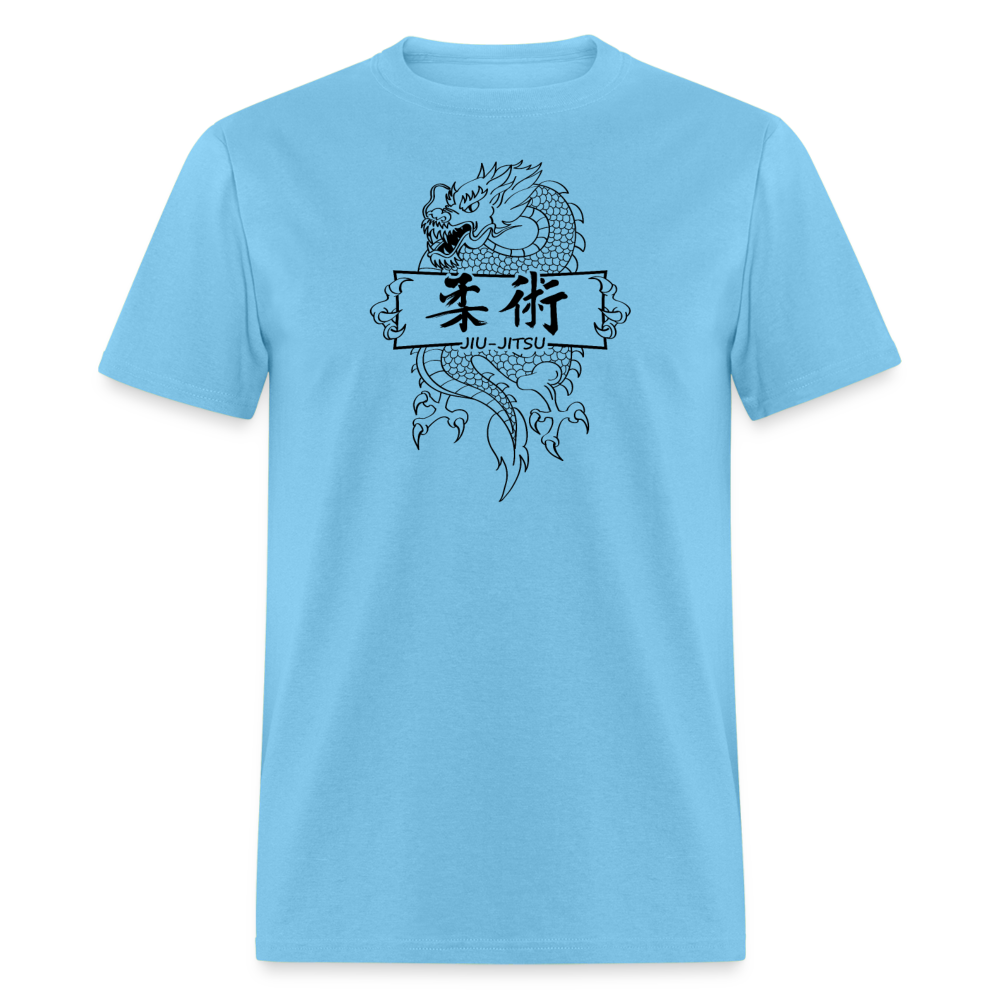 Dragon Jiu-Jitsu Men's T-Shirt - aquatic blue