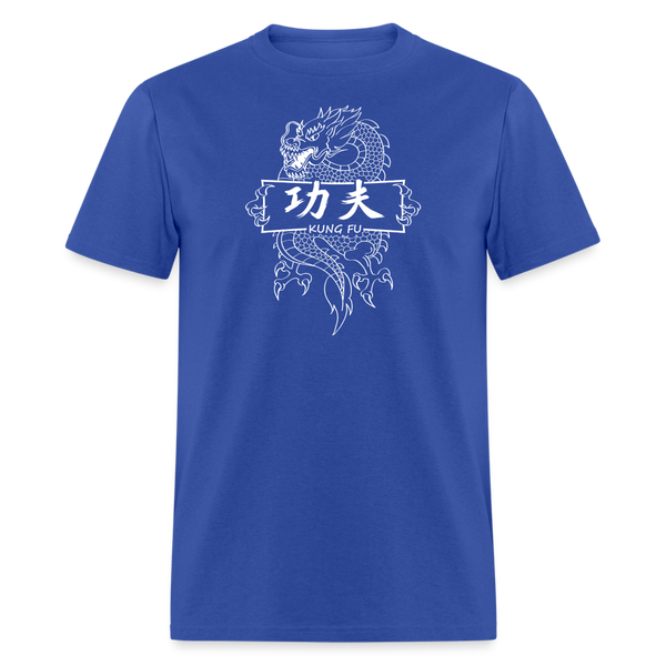 Dragon Kung Fu Men's T-Shirt - royal blue