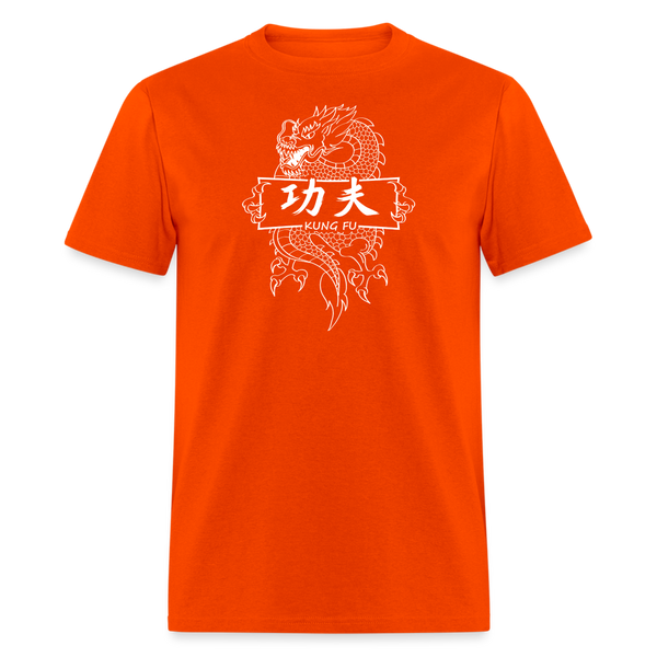 Dragon Kung Fu Men's T-Shirt - orange