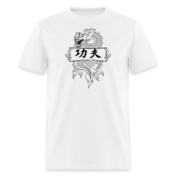 Dragon Kung Fu Men's T-Shirt - white