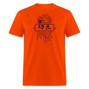 Dragon Kung Fu Men's T-Shirt - orange