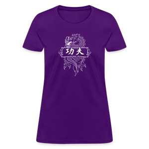 Dragon Kung Fu Women's T-Shirt - purple