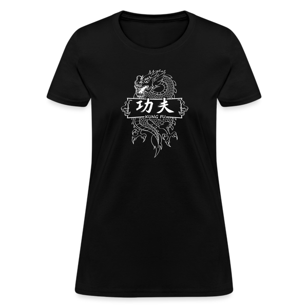 Dragon Kung Fu Women's T-Shirt - black
