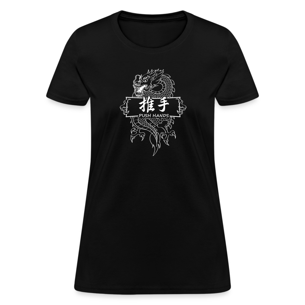 Dragon Push Hands Women's T-Shirt - black
