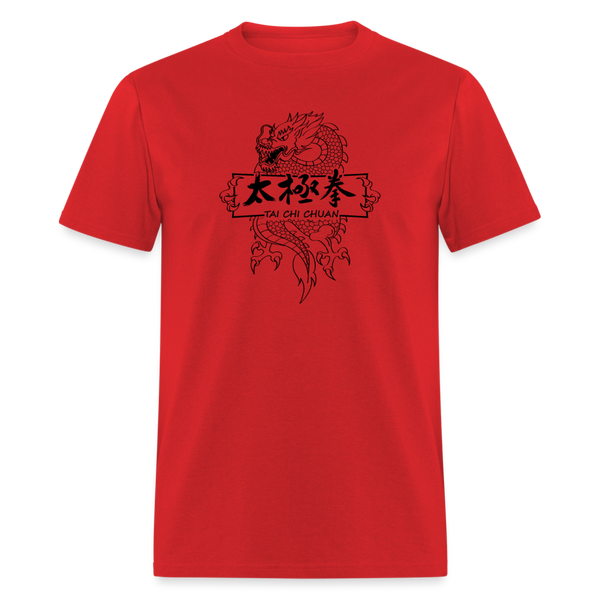 Dragon Tai Chi Chuan Men's T-Shirt - red