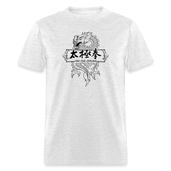 Dragon Tai Chi Chuan Men's T-Shirt - light heather gray