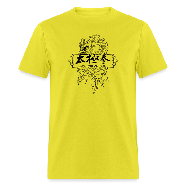 Dragon Tai Chi Chuan Men's T-Shirt - yellow