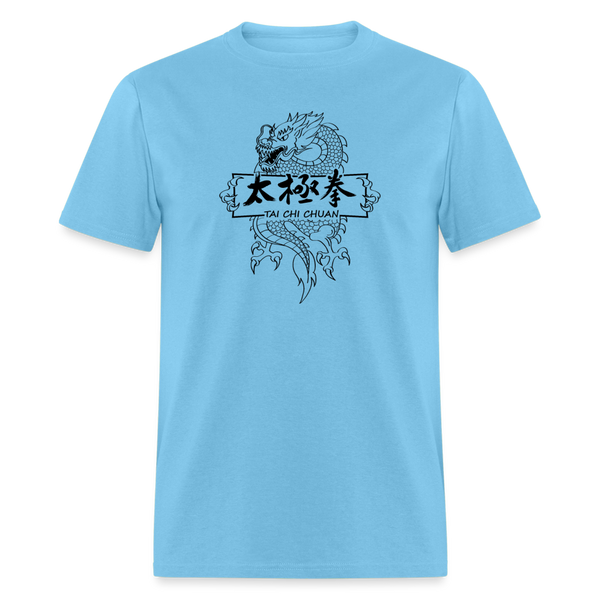 Dragon Tai Chi Chuan Men's T-Shirt - aquatic blue