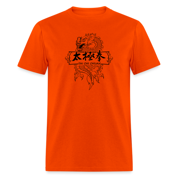 Dragon Tai Chi Chuan Men's T-Shirt - orange