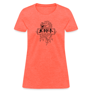Dragon Tai Chi Women's T-Shirt - heather coral