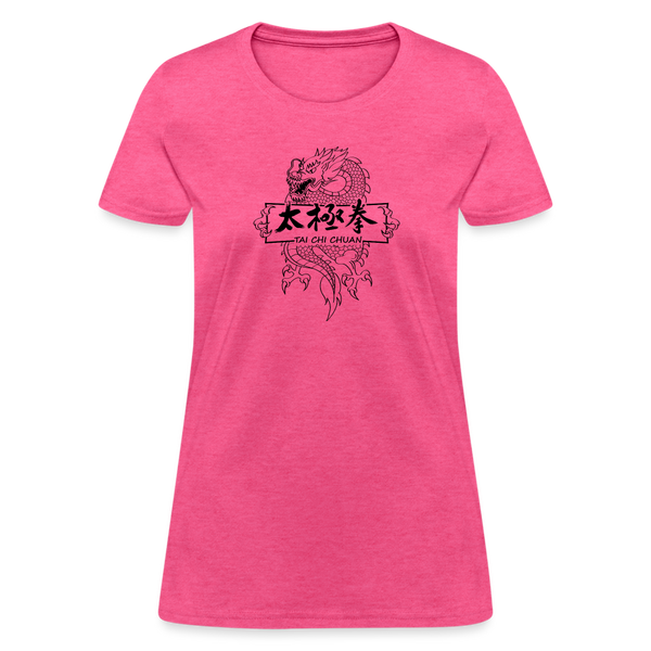 Dragon Tai Chi Women's T-Shirt - heather pink