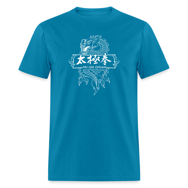 Dragon Tai Chi Chuan Men's T-Shirt - turquoise