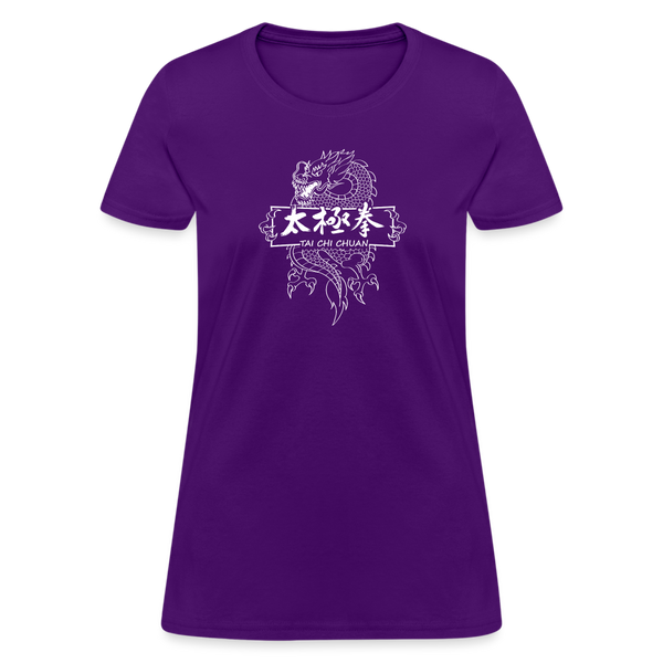 Dragon Tai Chi Chuan Women's T-Shirt - purple