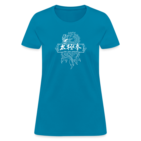 Dragon Tai Chi Chuan Women's T-Shirt - turquoise