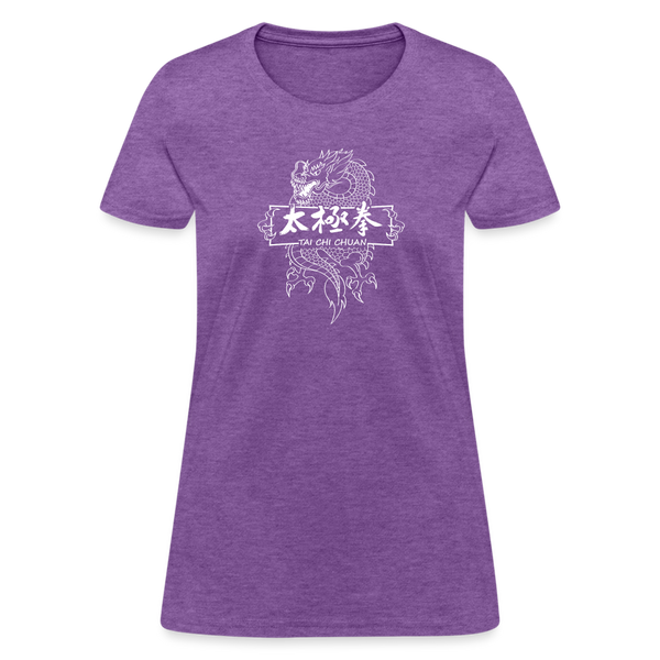 Dragon Tai Chi Chuan Women's T-Shirt - purple heather