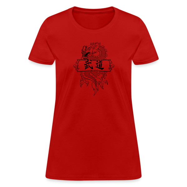 Dragon Budo Women's T-Shirt - red