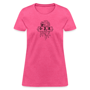 Dragon Aikido Women's T Shirt - heather pink