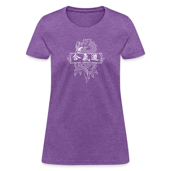 Dragon Aikido Women's T-Shirt - purple heather