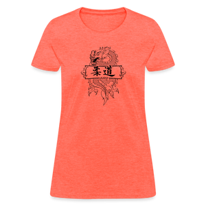 Dragon Judo Women's T-Shirt - heather coral