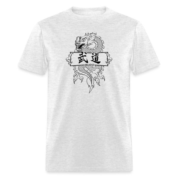 Dragon Budo Men's T-Shirt - light heather gray
